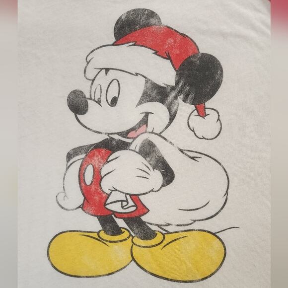 Women's Disney Christmas‎ Santa Mickey Baseball shirt - Picture 3 of 8